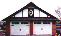 Alliance Garage Doors & Openers -- Clopay Coachman Crossbuck Design