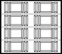 CHI Fiberglass Garage Door Model 2701