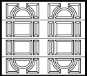 CHI Fiberglass Garage Door Model 2703